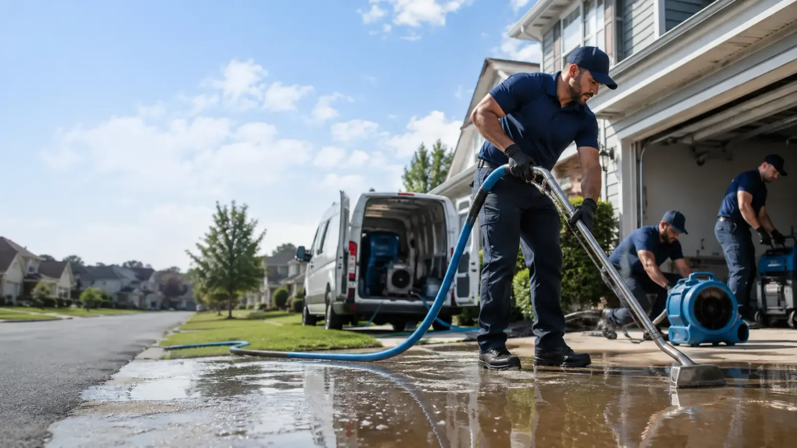 Flood Damage Restoration in Rowena, TX